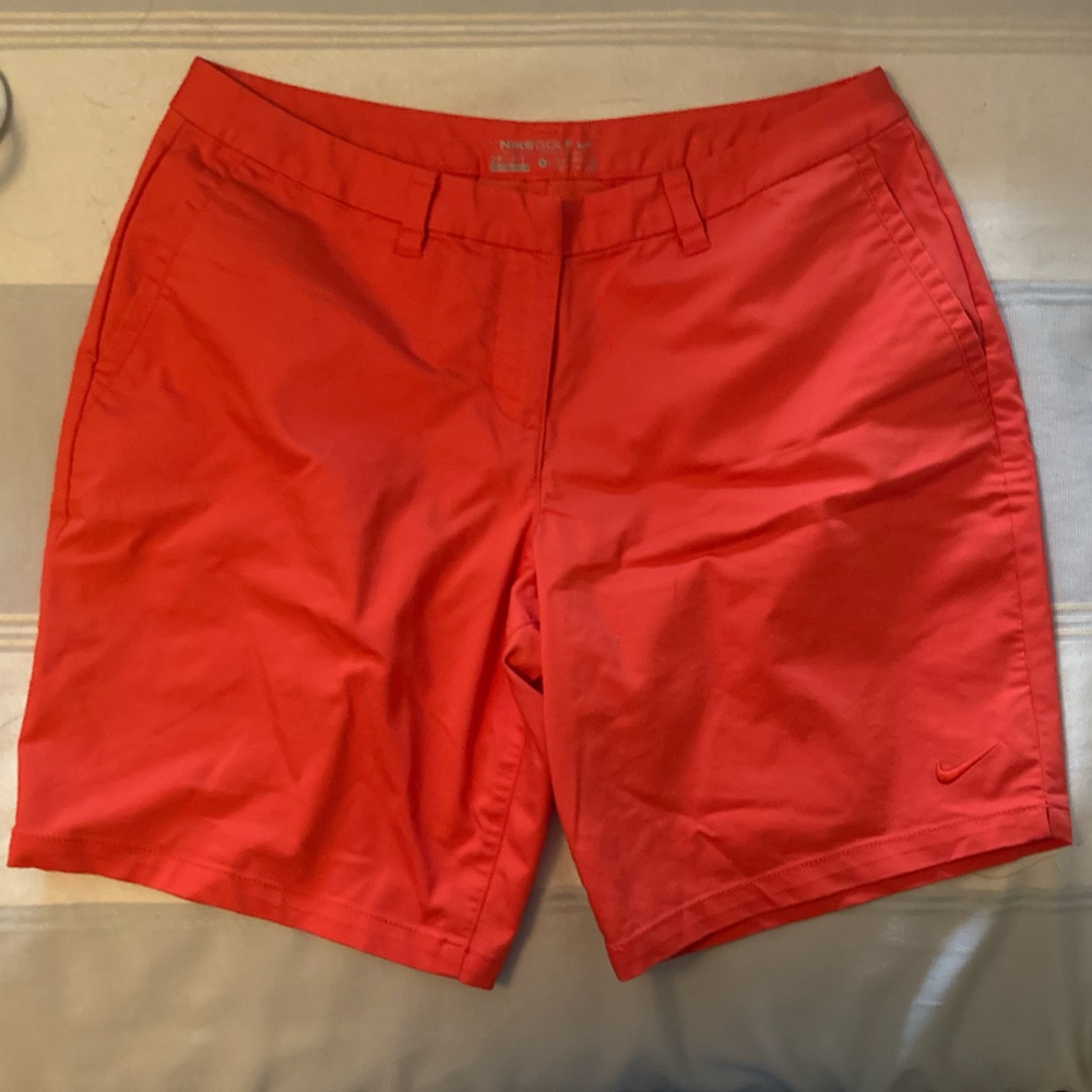 Nike Dri-Fit Orange Women’s Golf Shorts